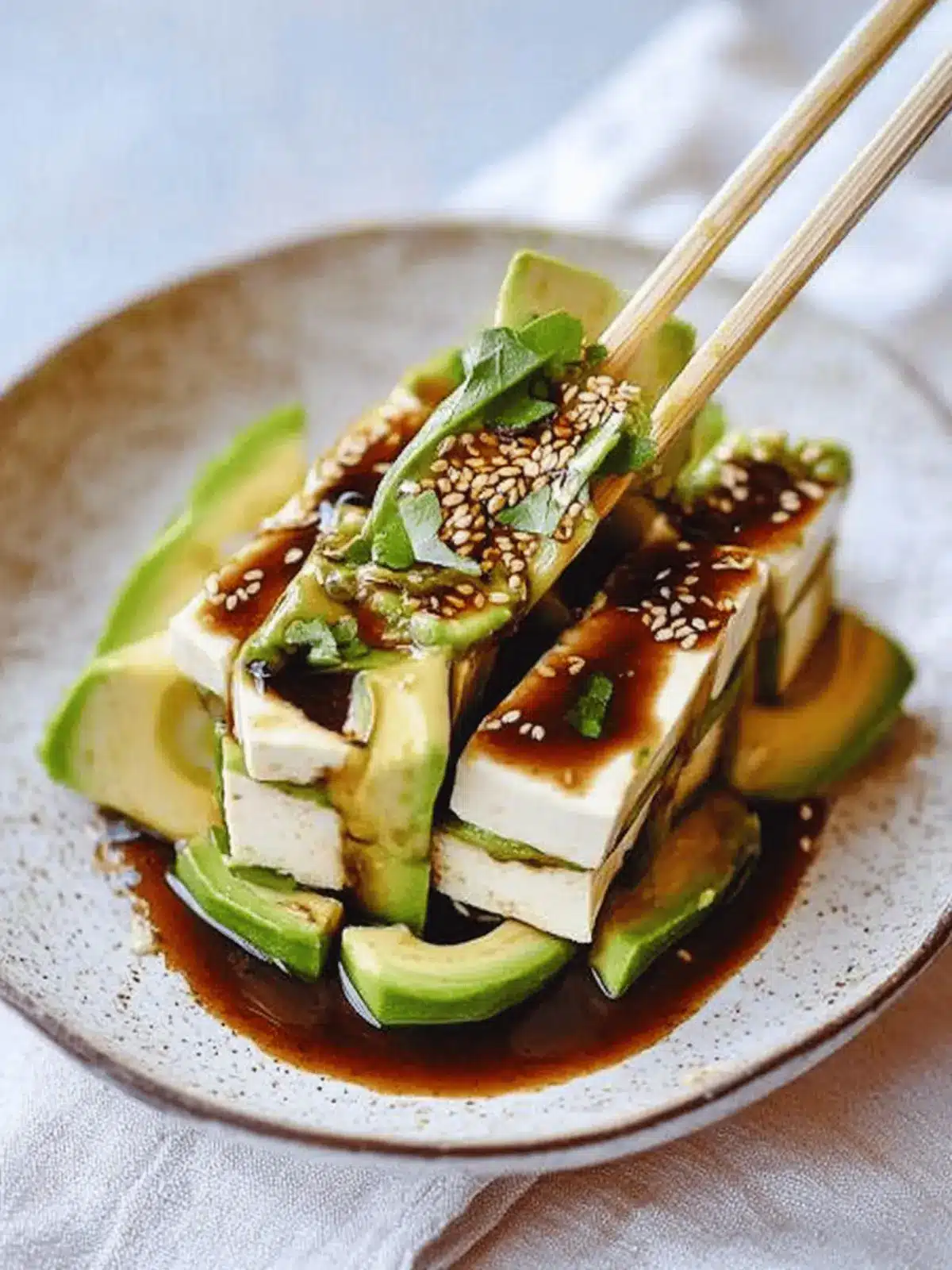 Tofu Avocado Salad