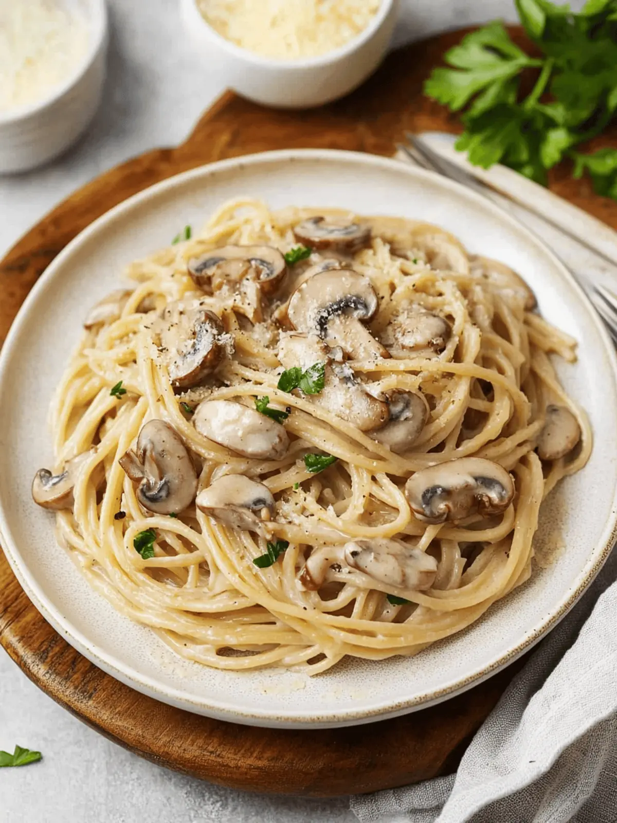 Creamy Mushroom Pasta