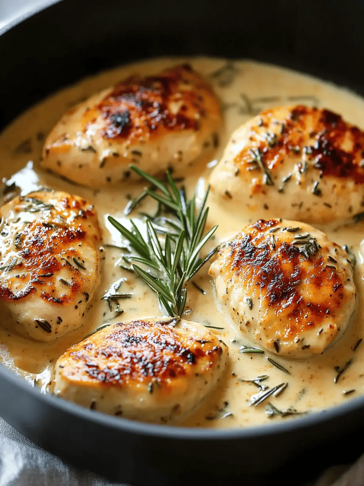 Creamy Rosemary Dijon Chicken