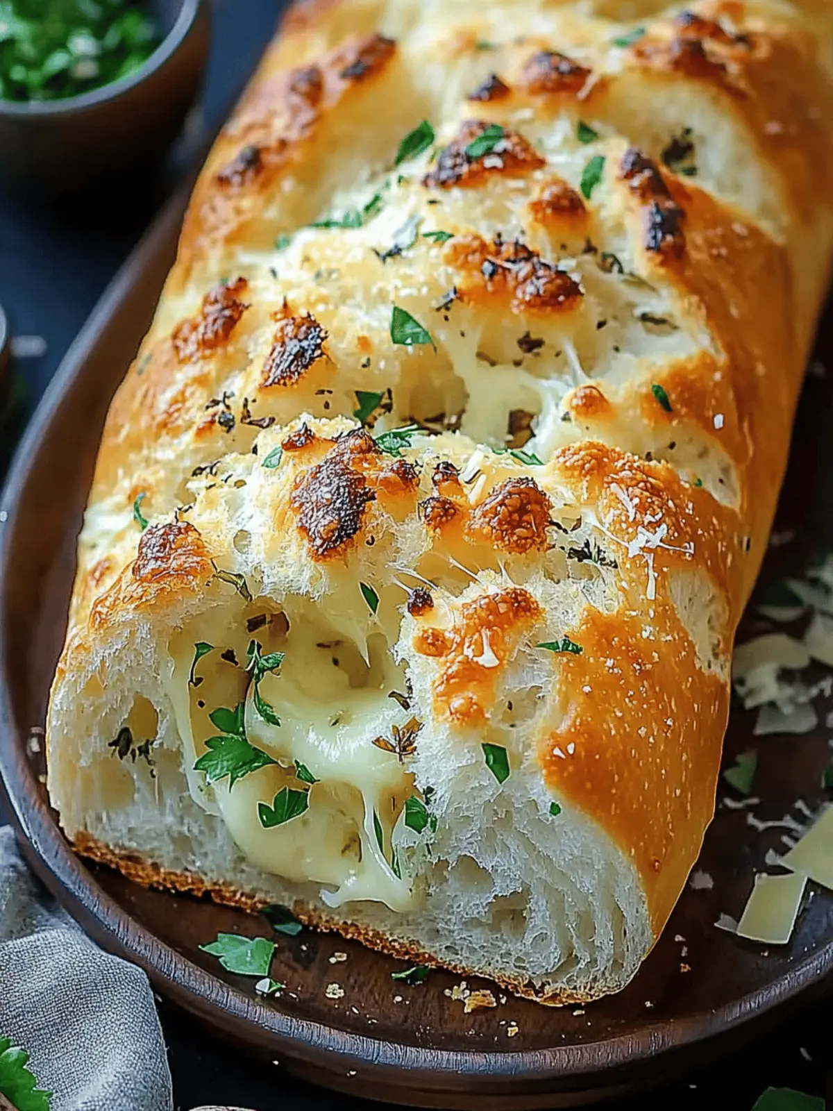 Italian Herbs and Cheese Bread
