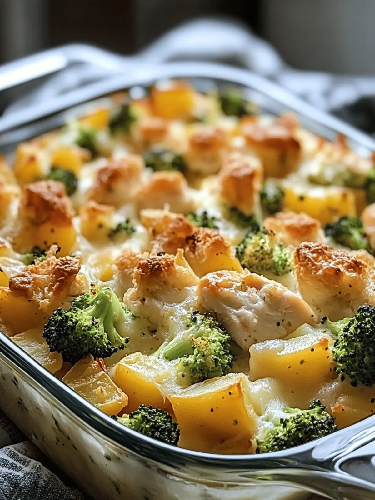 Baked Potato Chicken and Broccoli Casserole