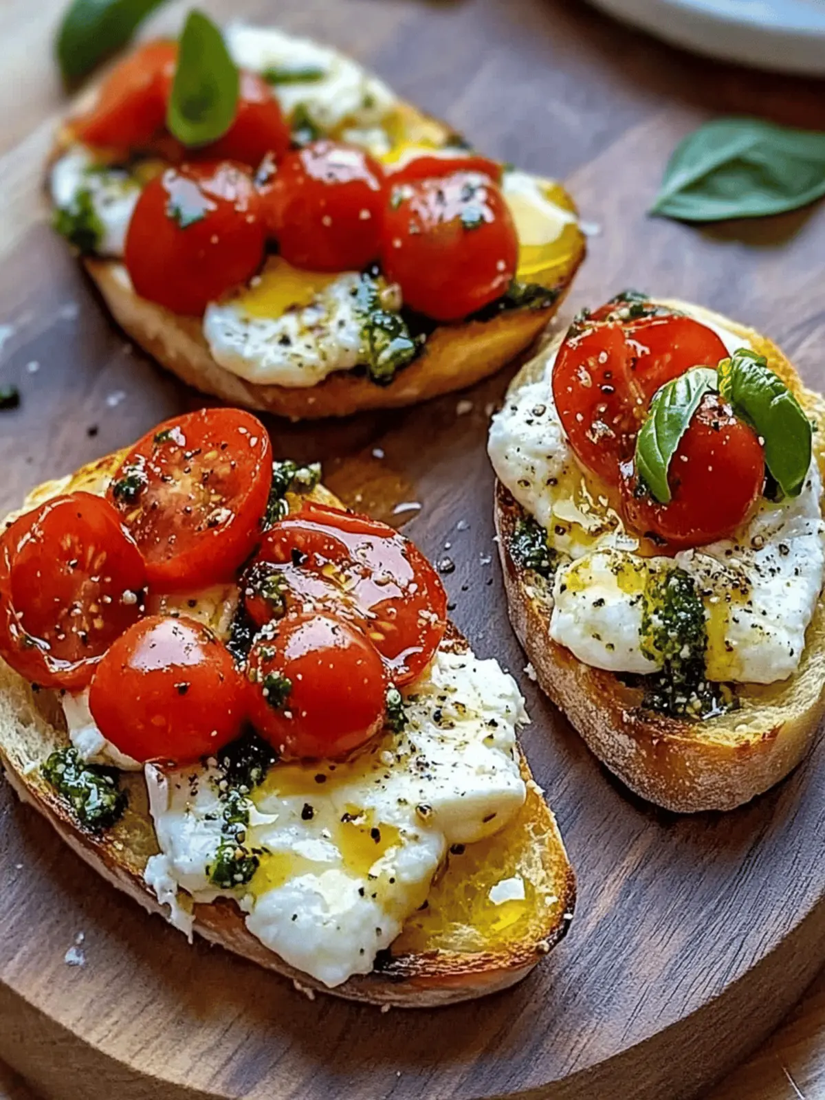 Burrata Bruschetta