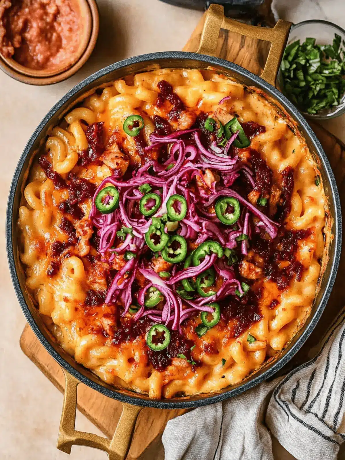 BBQ Chicken Mac and Cheese