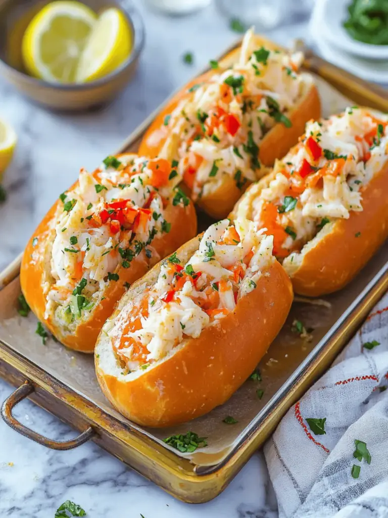 Garlic Butter King Crab Rolls