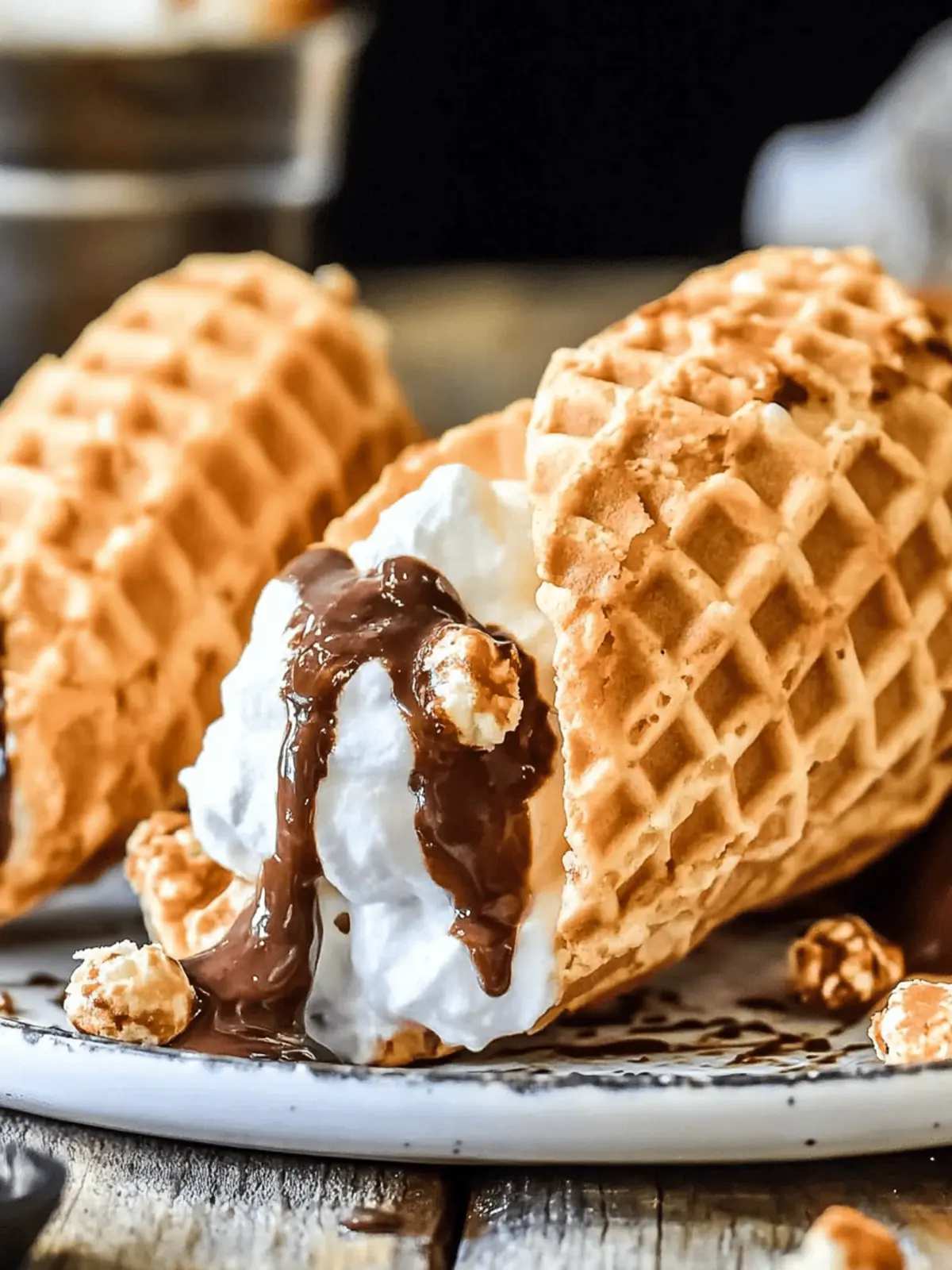 Gluten-Free Campfire S’mores Cones for Sweet Nostalgic Nights 2 Gluten-Free Campfire S’mores Cones