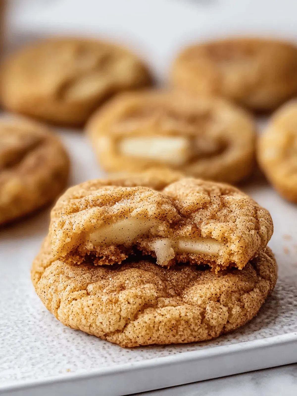 Quick Apple Cinnamon Snickerdoodle Cookies Your New Fall Favorite 2 Quick Apple Cinnamon Snickerdoodle Cookies
