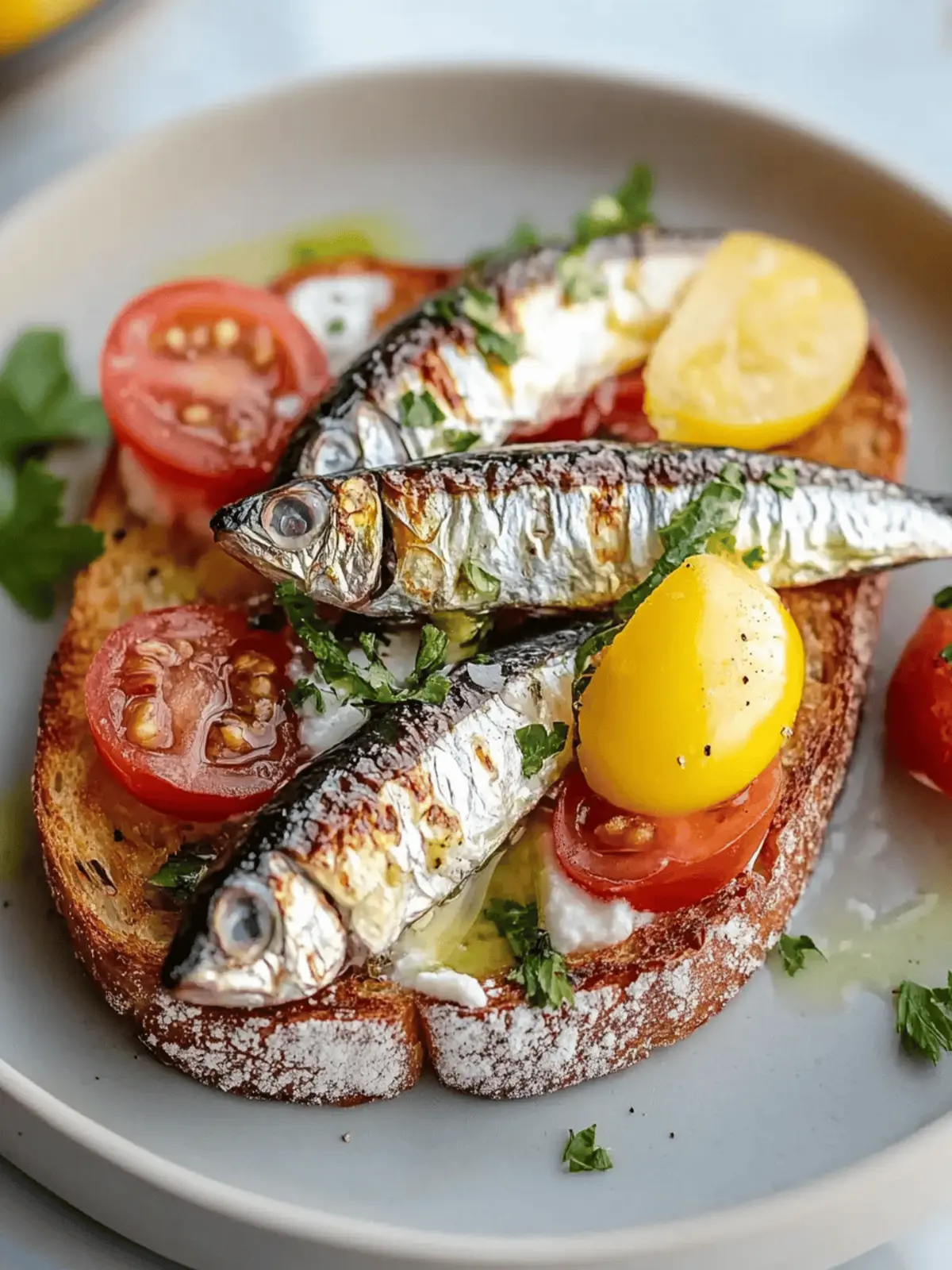 Sardine on Toast