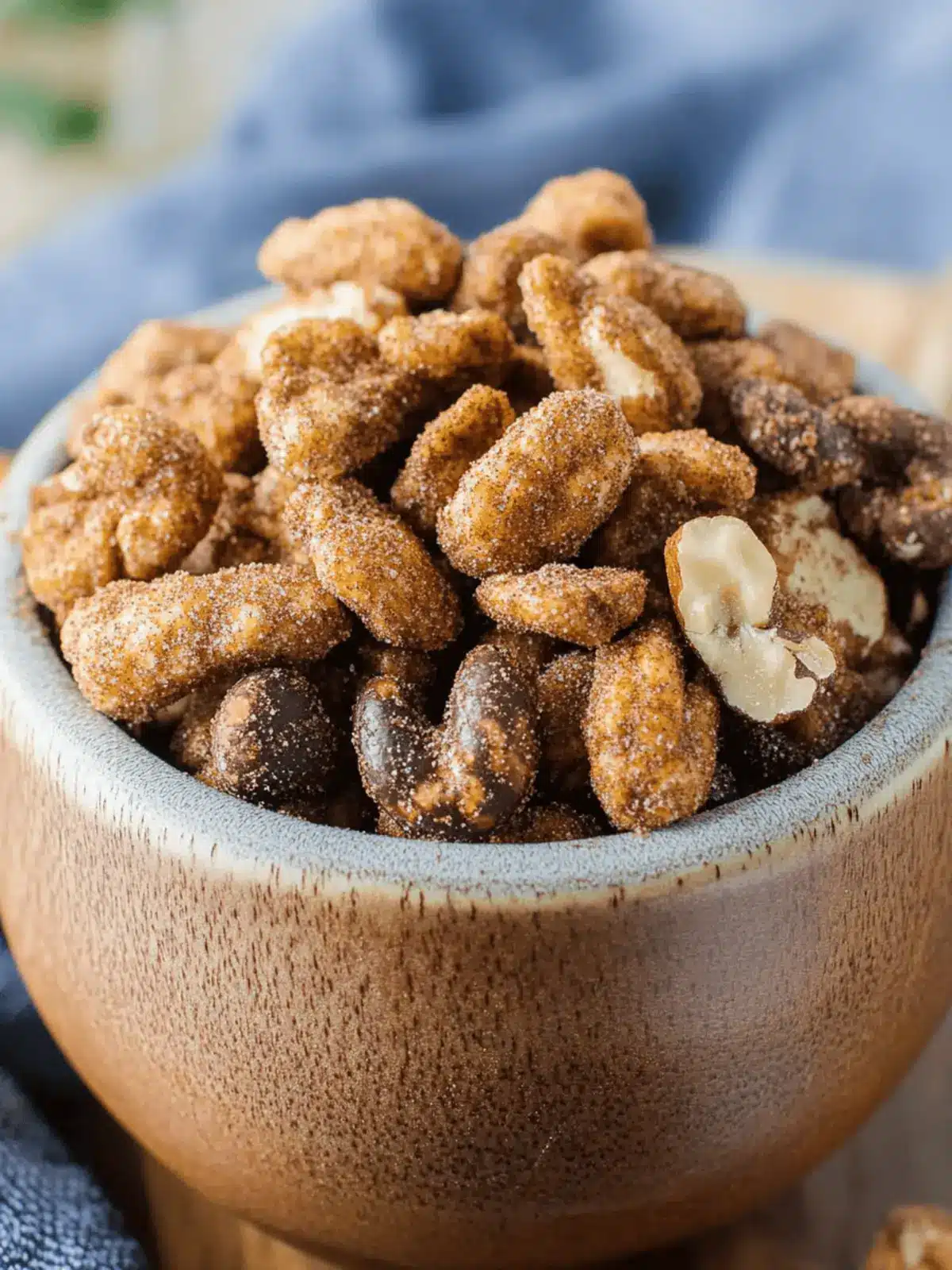 Mexican Hot Cocoa Spiced Nuts