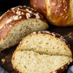Homemade Pretzel Bread (Pretzel Rolls)