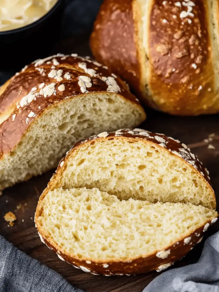 Homemade Pretzel Bread (Pretzel Rolls)