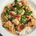 Basil Chicken in Coconut Curry Sauce for Cozy Weeknight Dinners 9 Basil Chicken in Coconut Curry Sauce