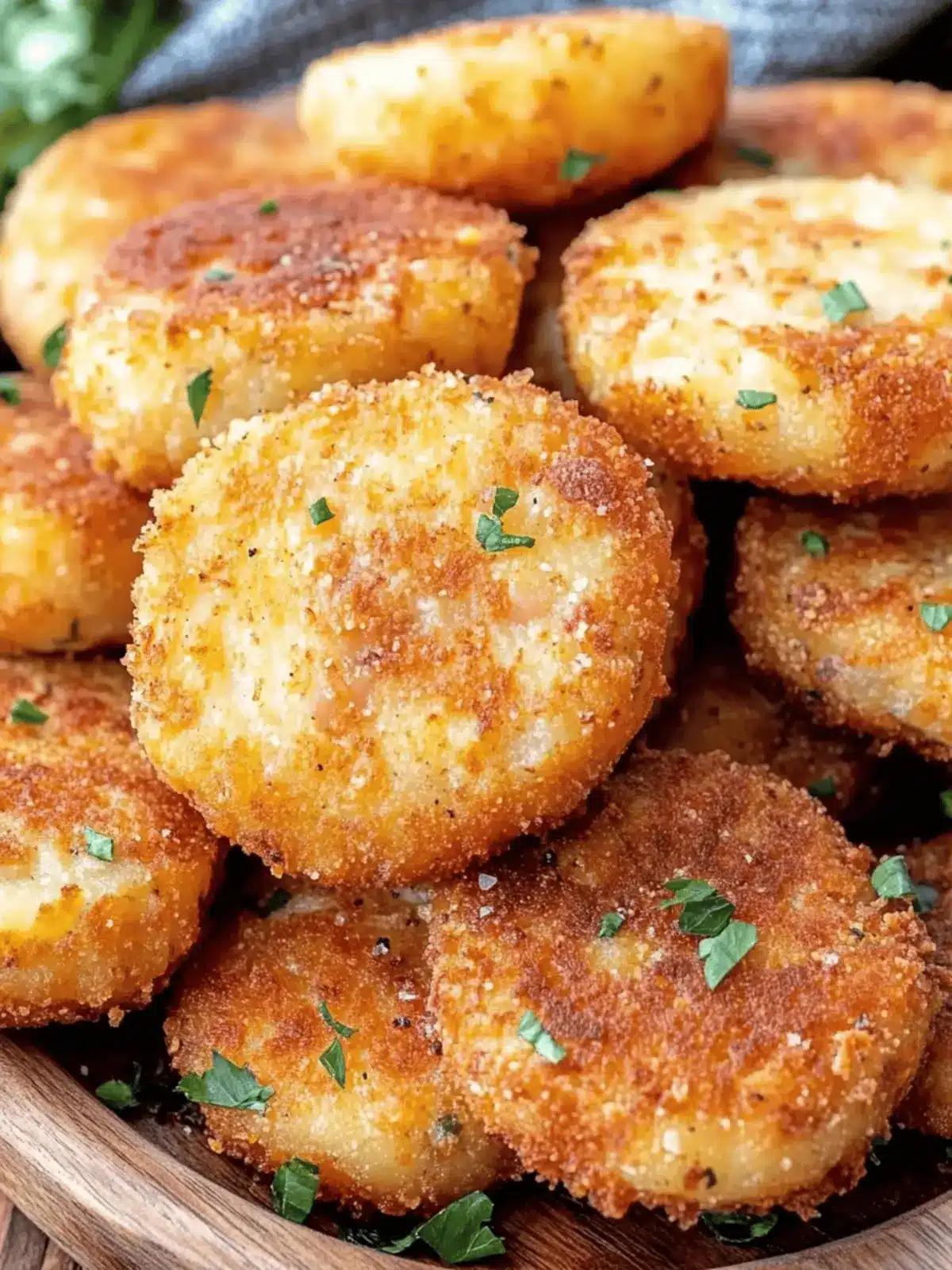 Ham and Cheese Potato Croquettes