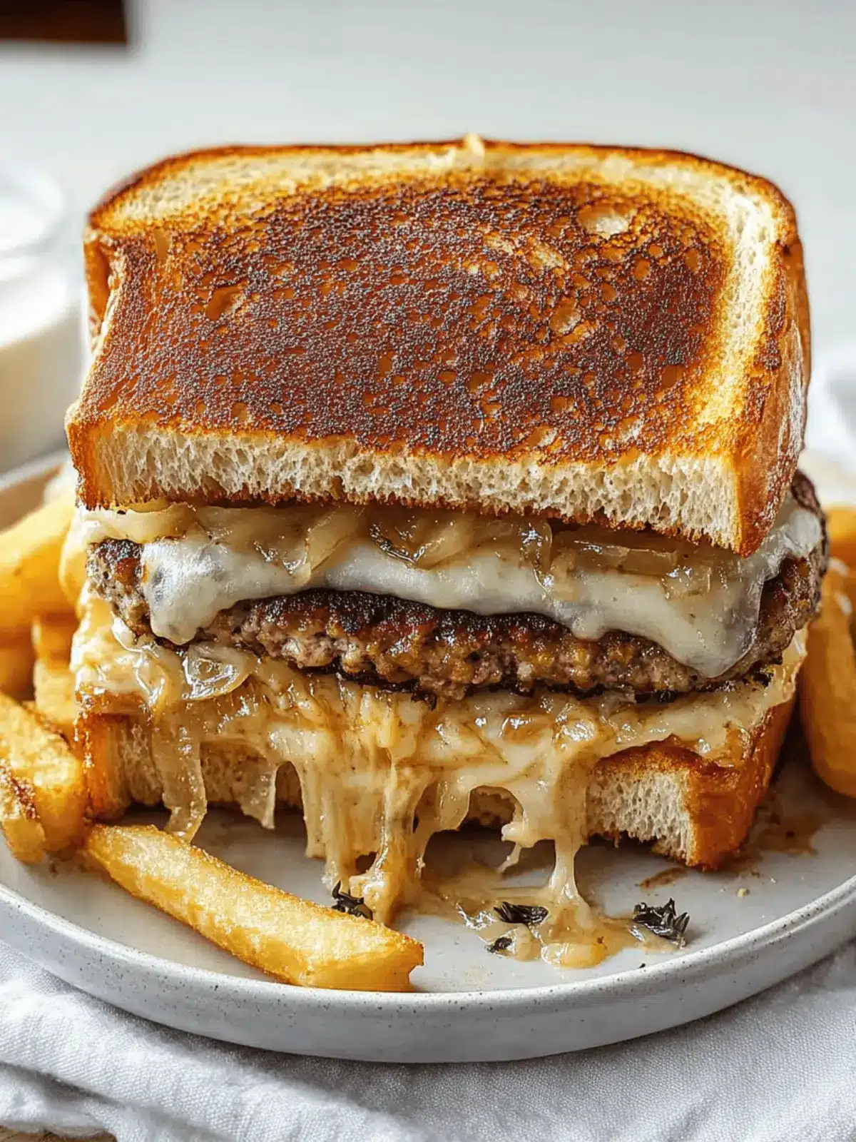 Irresistible French Onion Patty Melt for Comfort Food Lovers 2 French Onion Patty Melt
