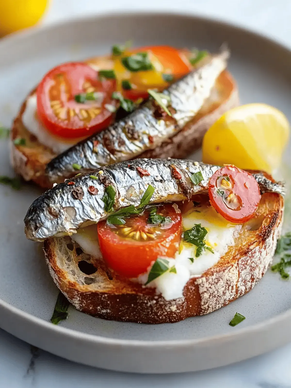Sardine on Toast