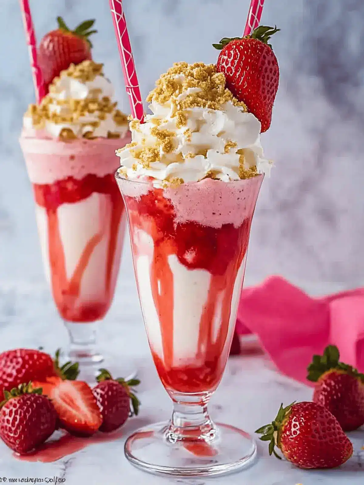 Creamy Strawberry Cheesecake Milkshake You’ll Crave Daily 4 Strawberry Cheesecake Milkshake