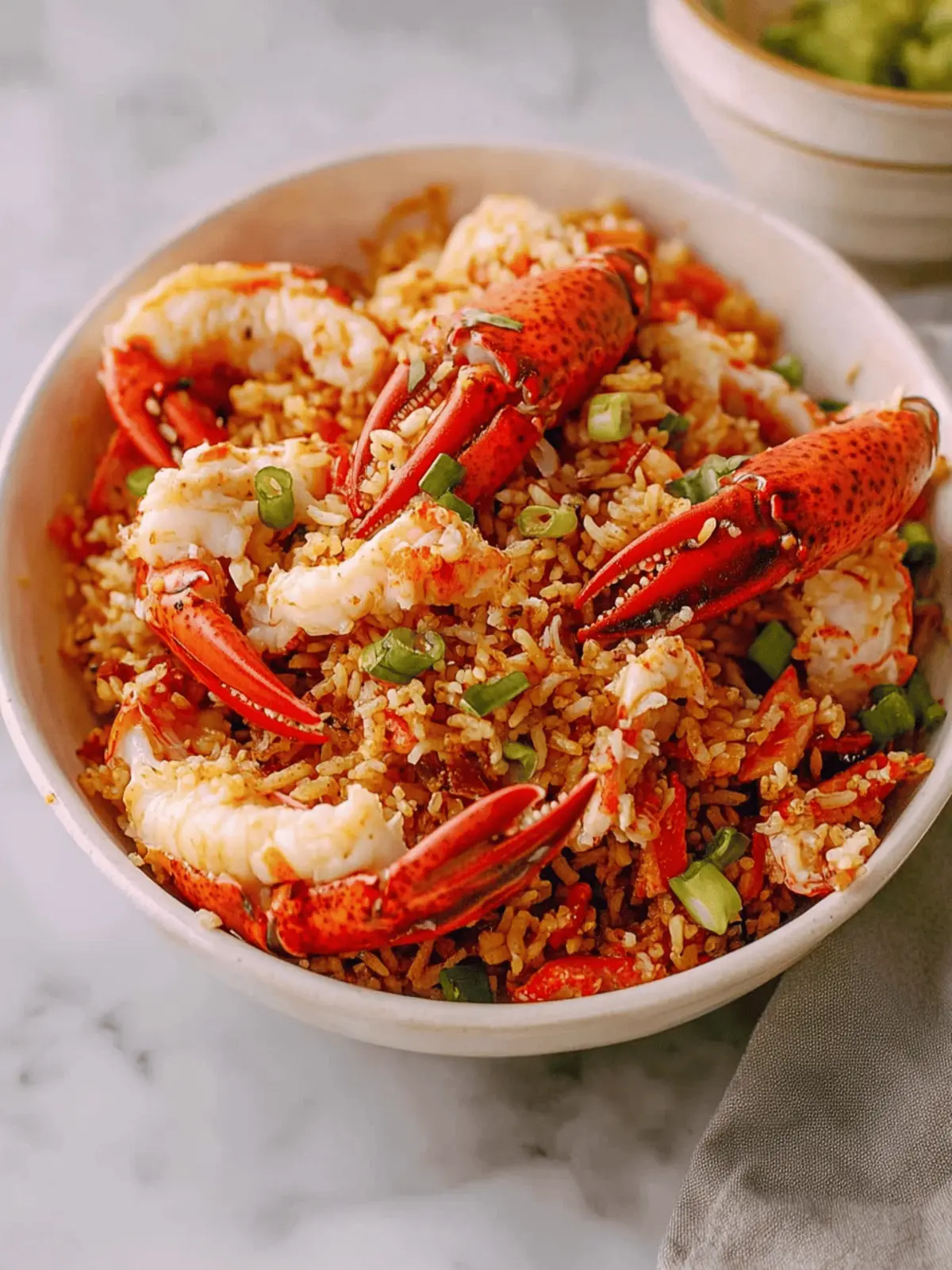 Lobster Sticky Fried Rice: A Luxurious Dinner Delight 4 Lobster Sticky Fried Rice