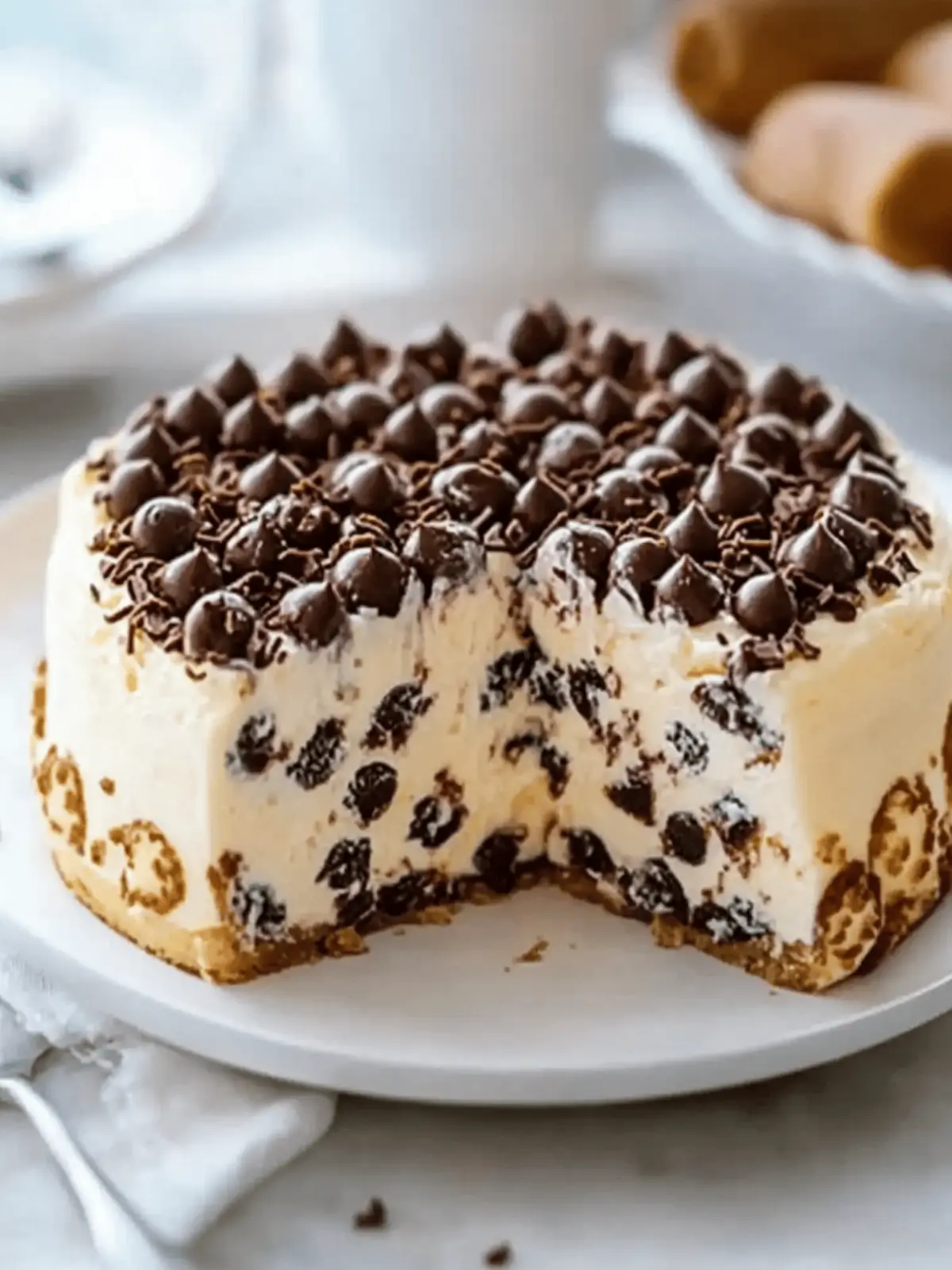 Easy Cannoli Cake