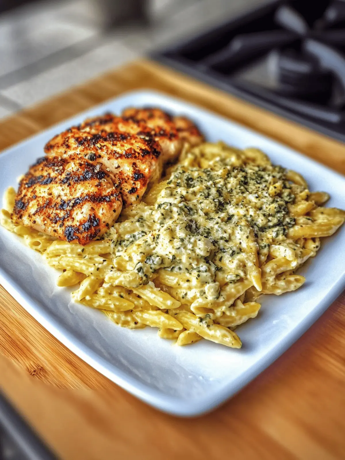 Creamy Garlic Parmesan Chicken Pasta (