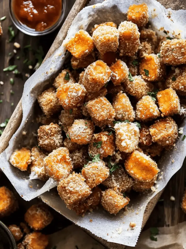 Sweet Potato Parmesan Tater Tots