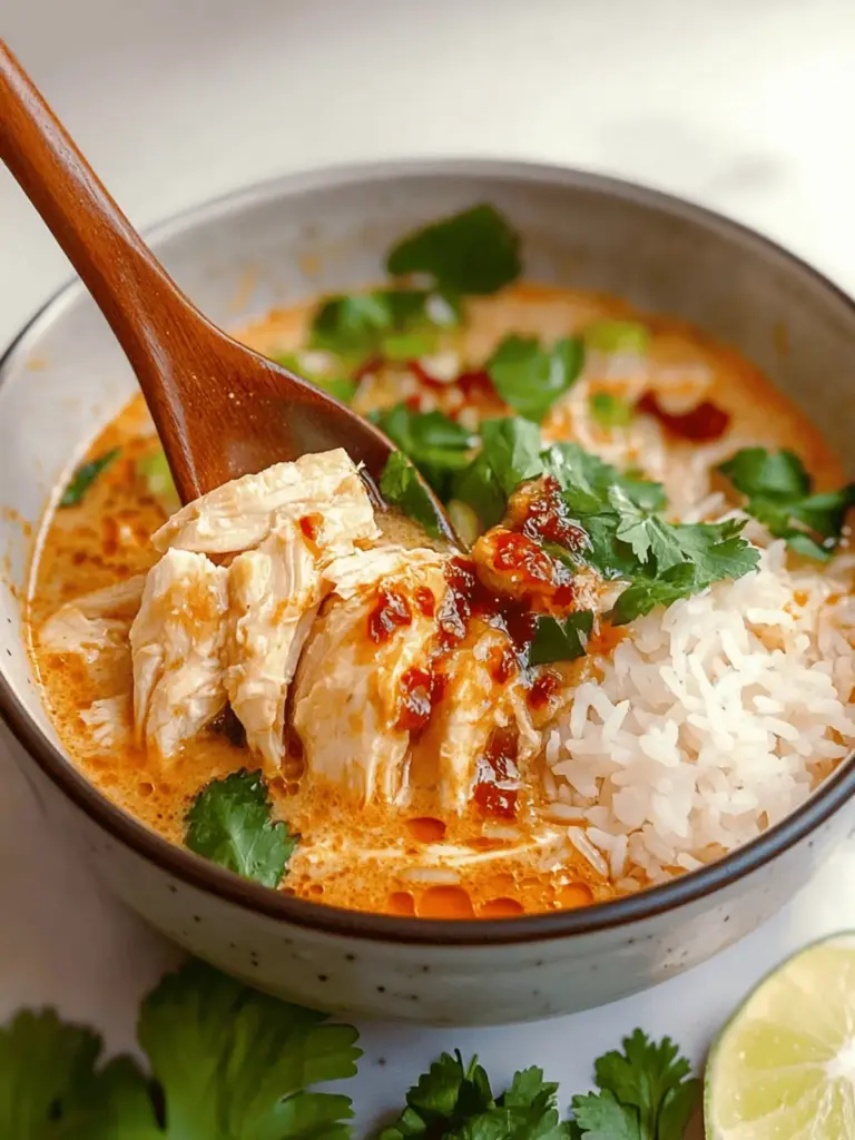 Coconut Chicken Brothy Rice