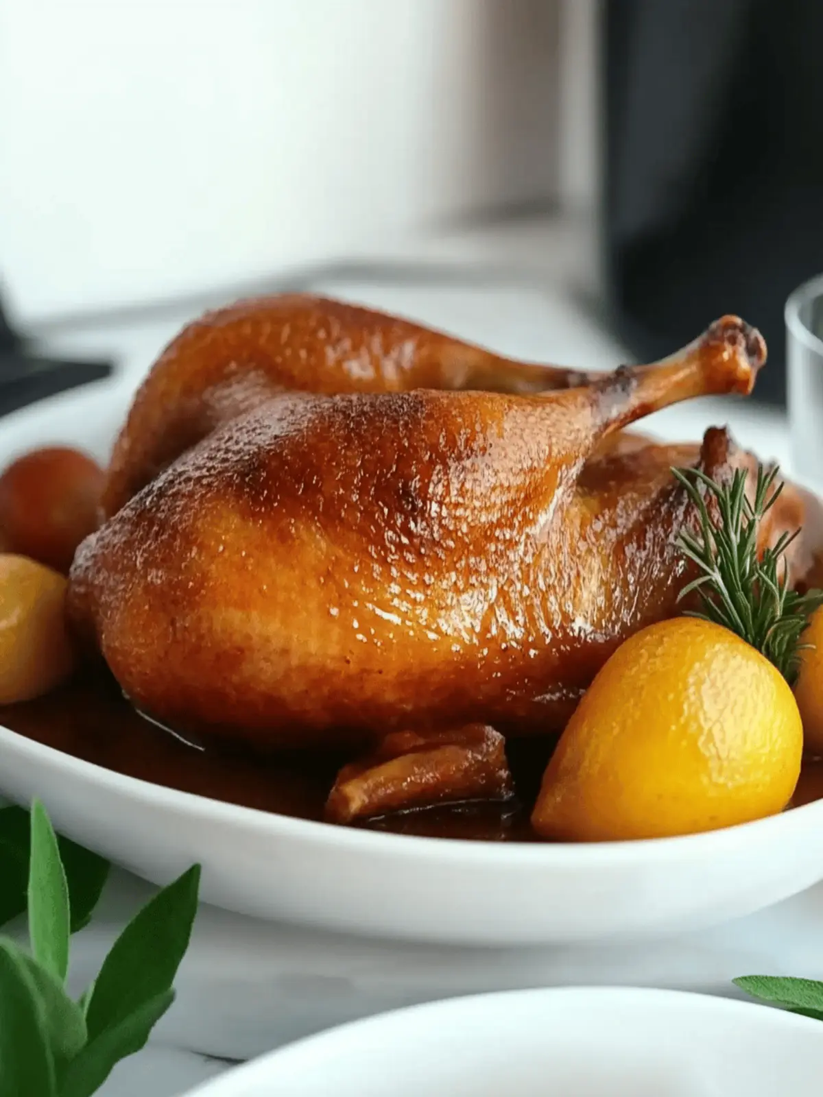 Juicy German Roasted Duck
