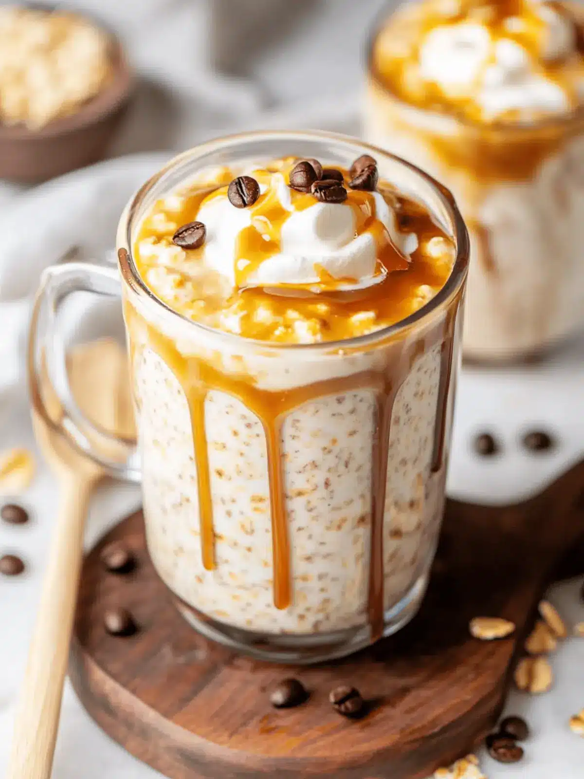 Caramel Macchiato Protein Overnight Oats