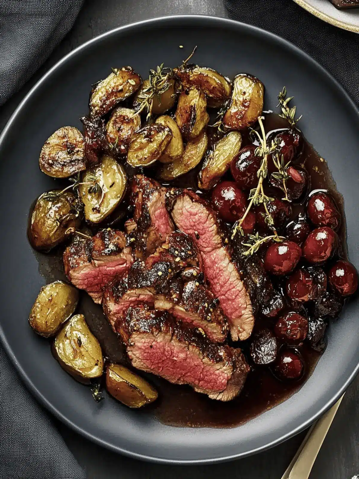 Cherry-Balsamic Sirloin