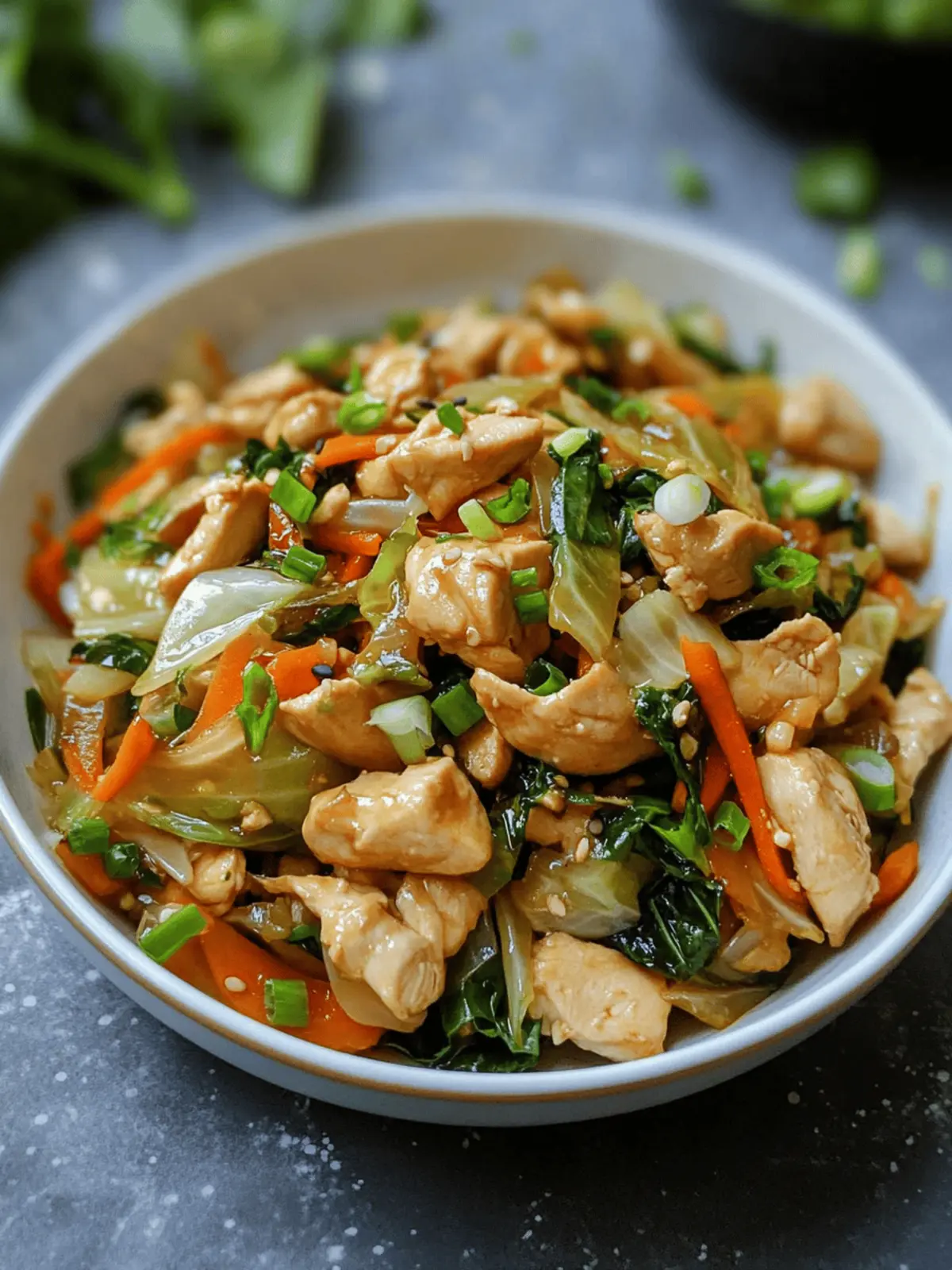 Chicken Cabbage Stir-Fry