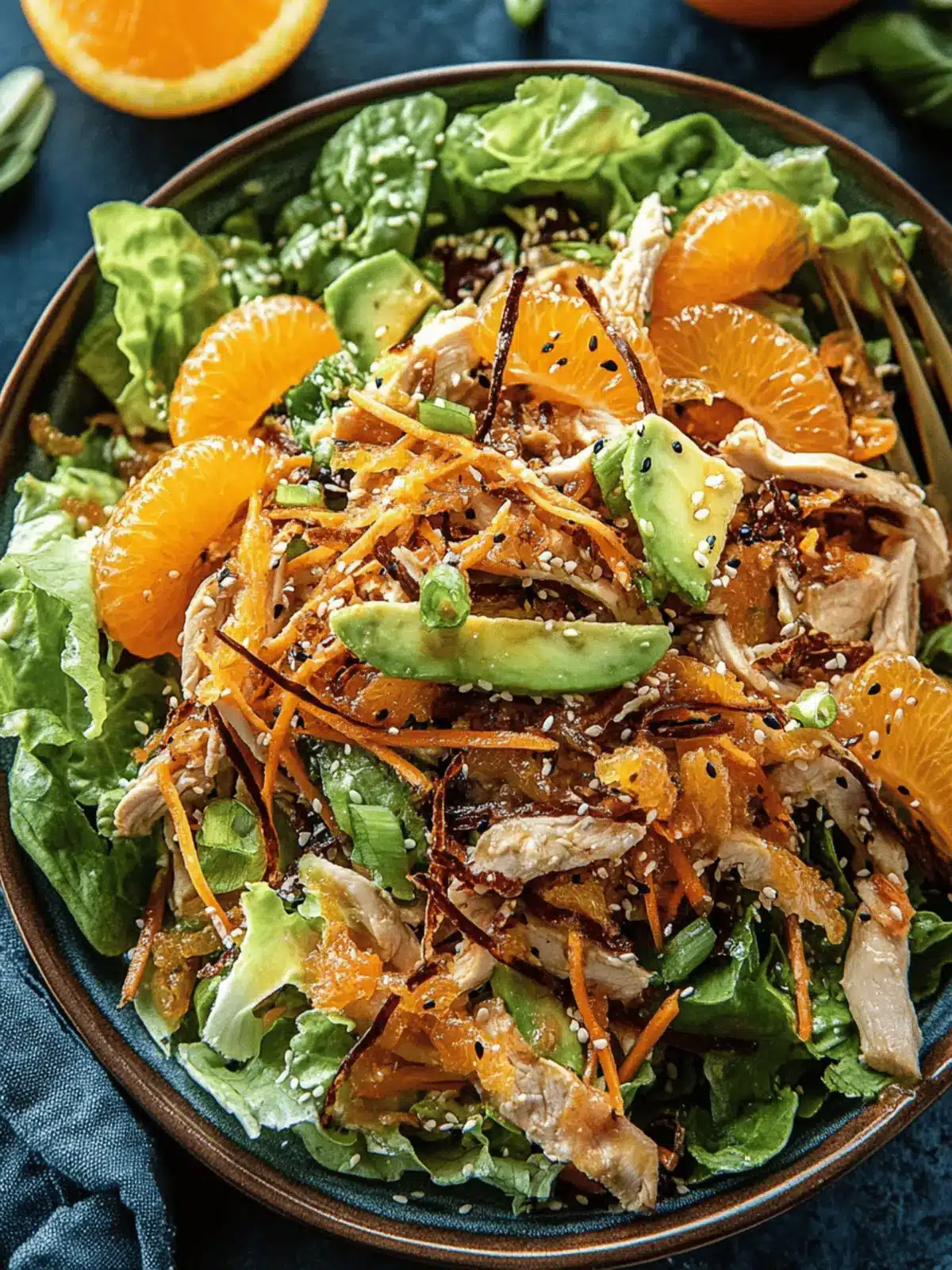 Zesty Sesame Ginger Orange Chicken Salad You’ll Love 4 Sesame Ginger Orange Chicken Salad