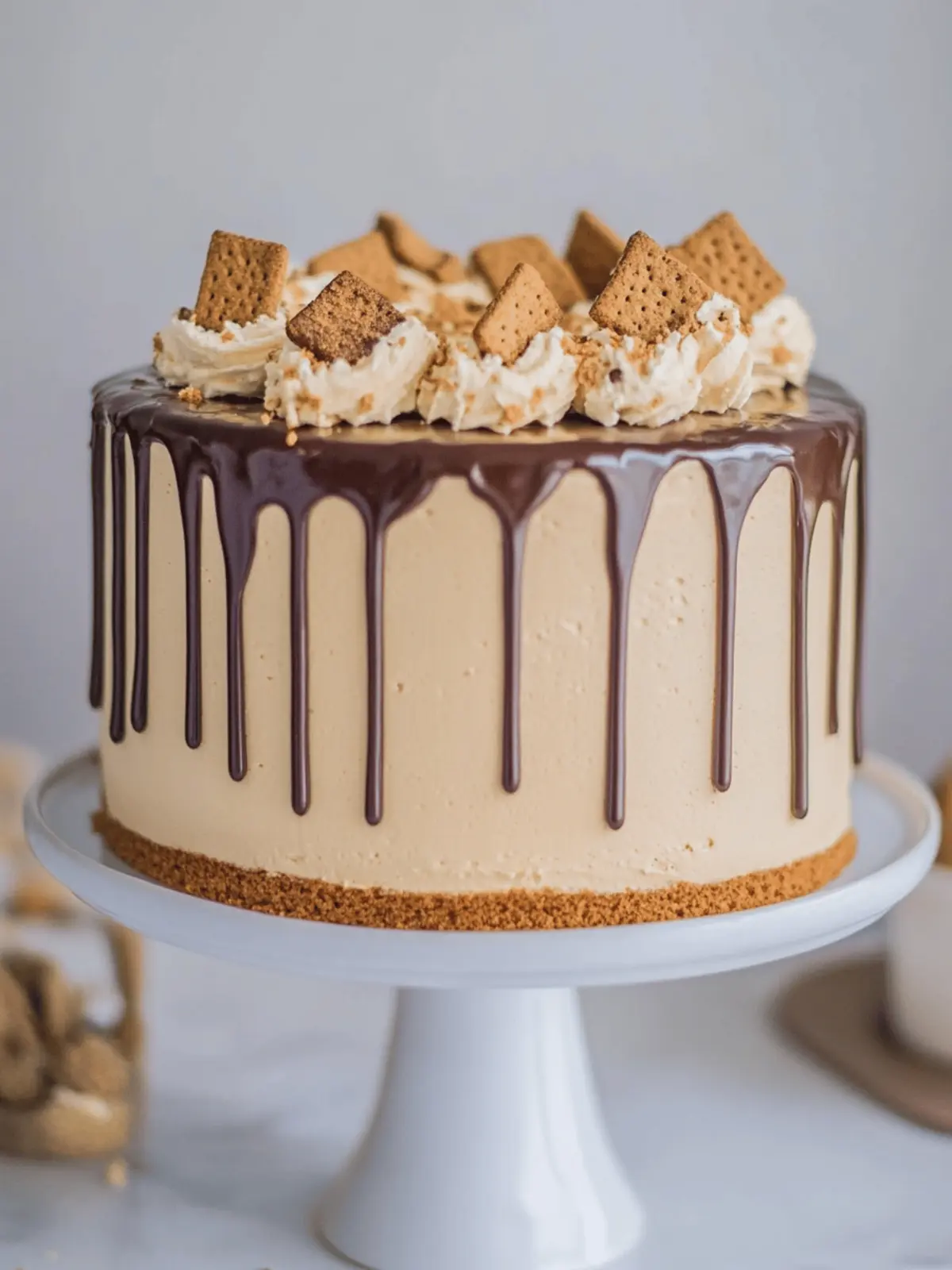 Peanut Butter S'mores Cake: Ultimate Campfire Treat at Home 3 Peanut Butter S'mores Cake