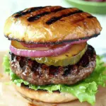 Grilled Teriyaki Burger with Sweet Pineapple Bliss 9 Grilled Teriyaki Burger