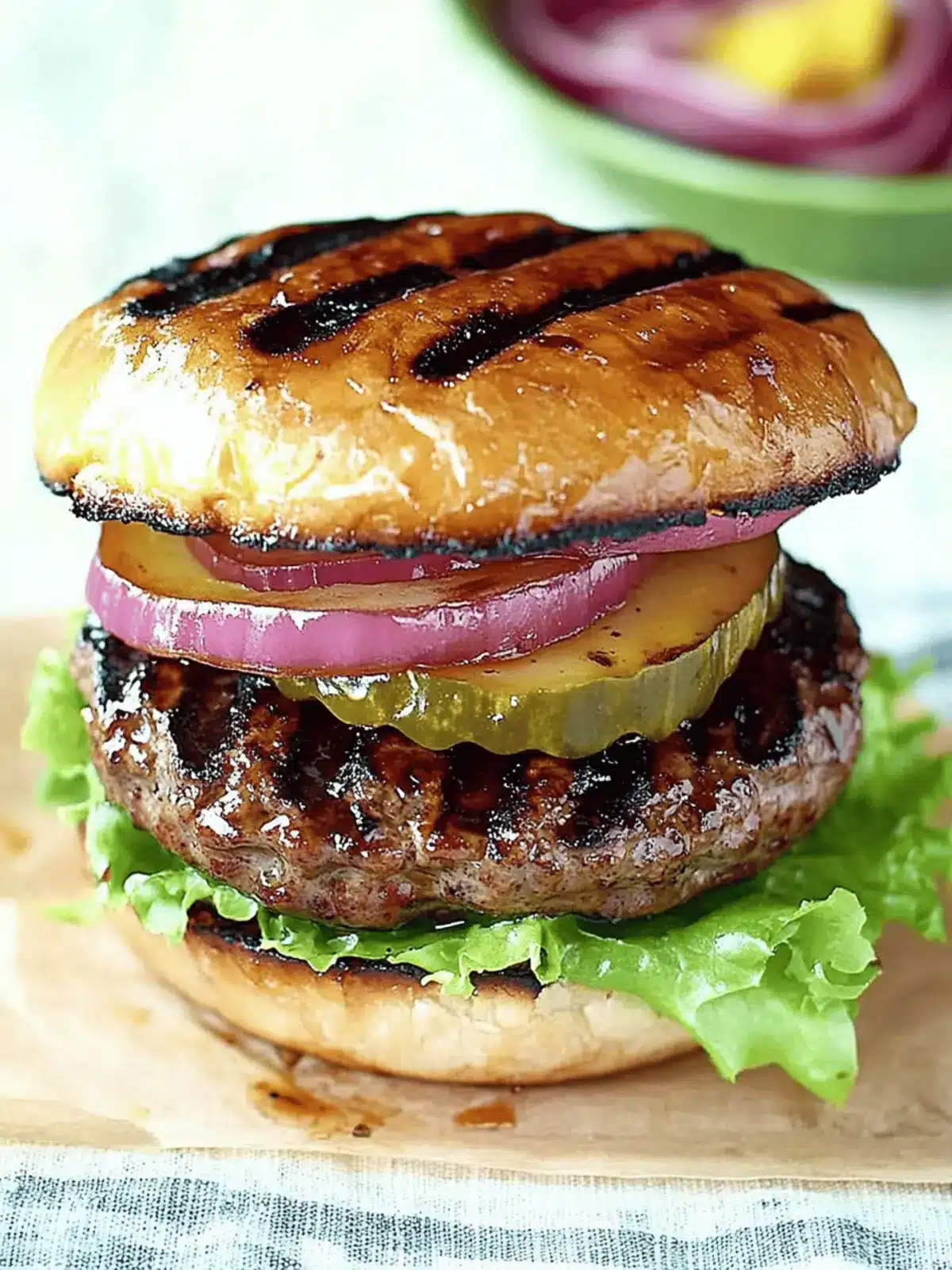 Grilled Teriyaki Burger