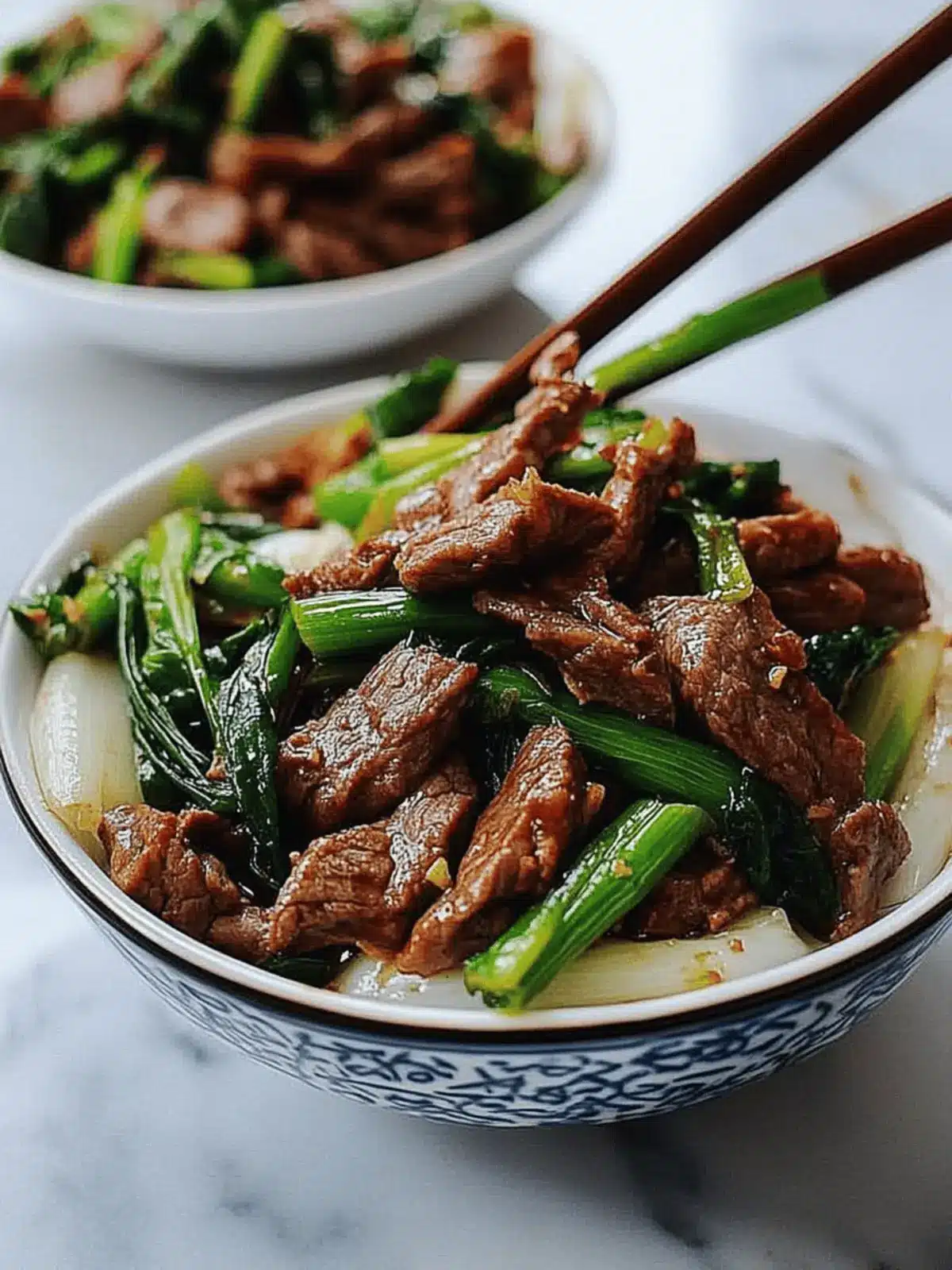 Scallion Beef Stir-fry