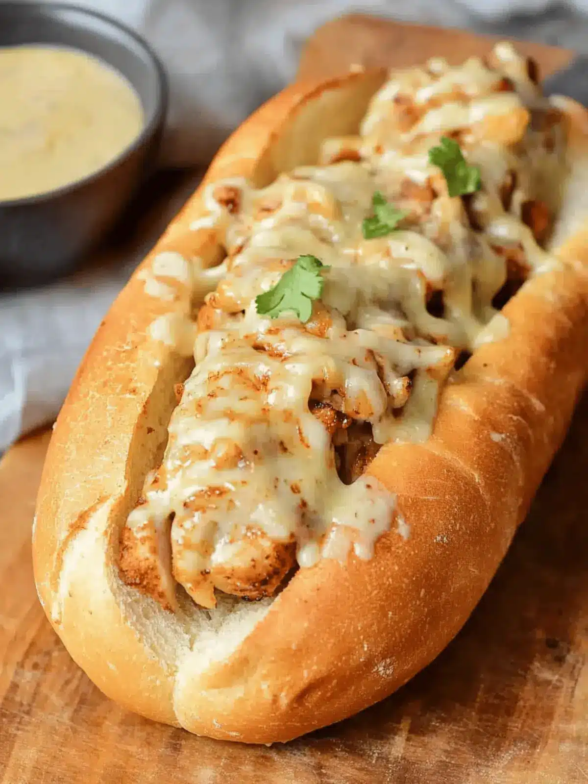 White BBQ Chicken Subs