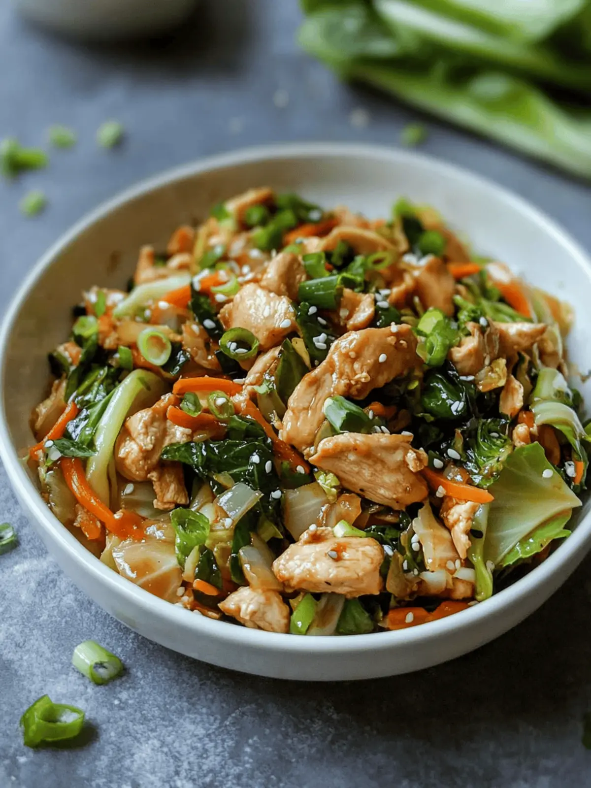 Chicken Cabbage Stir-Fry
