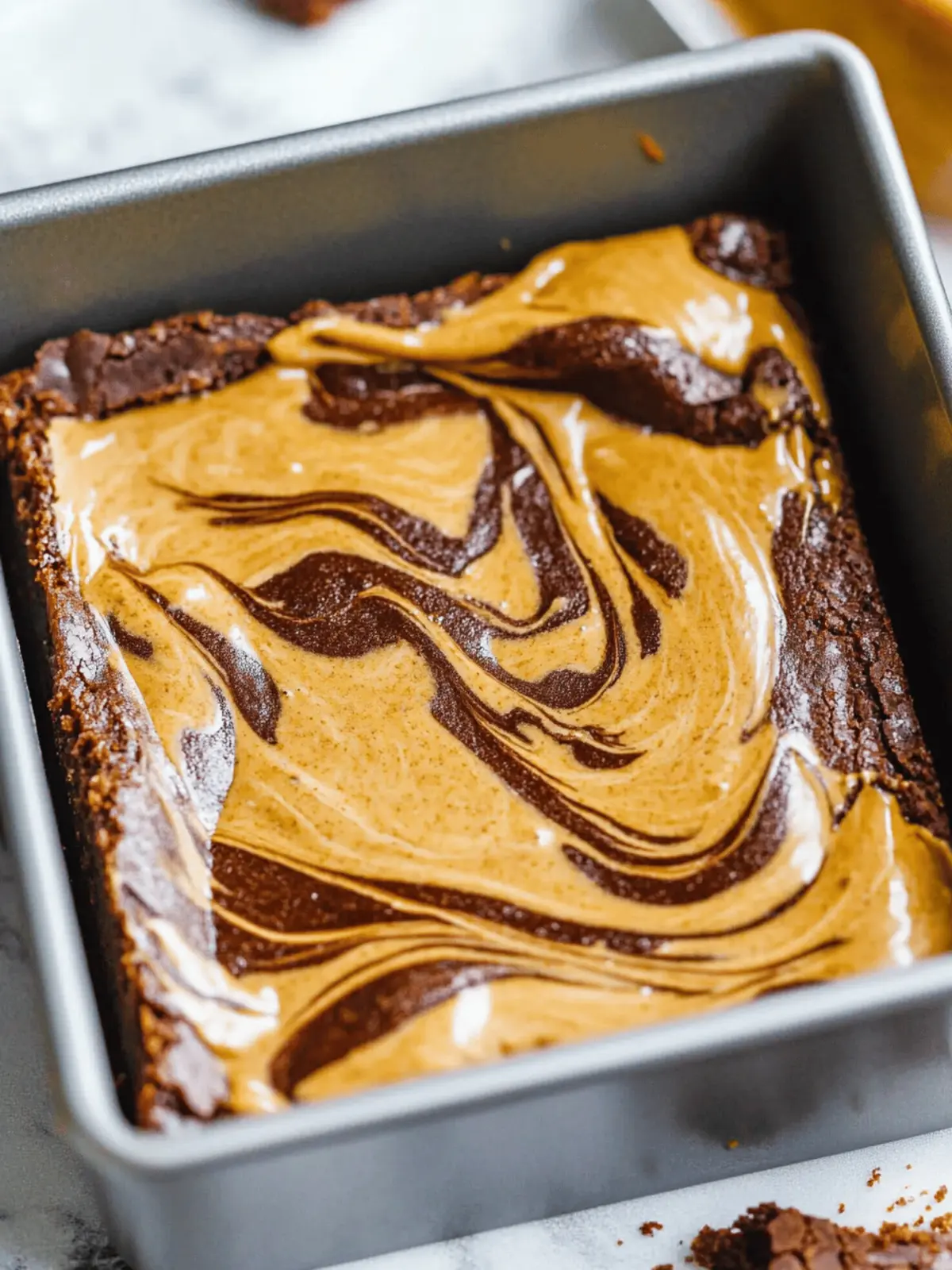 Decadent Biscoff Brownies Swirled with Cookie Butter Delight 2 Biscoff Brownies Swirled with Cookie Butter