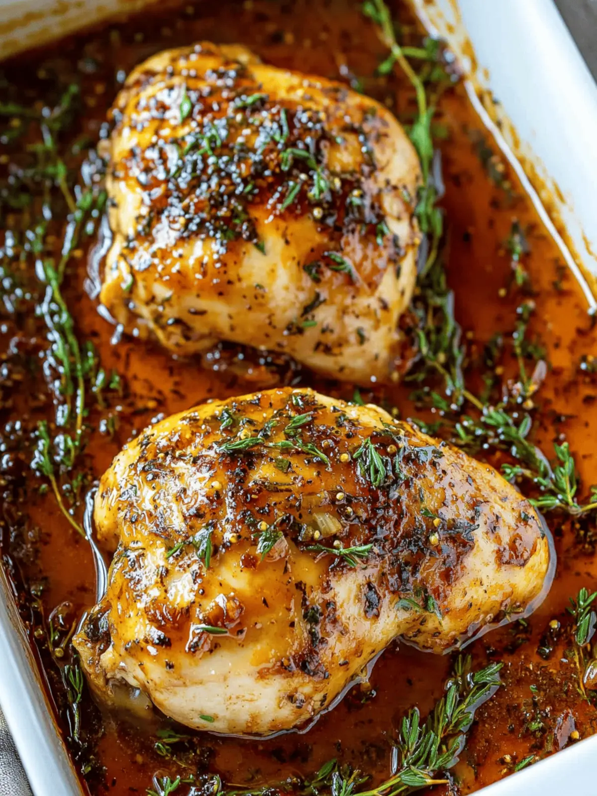 Easy Baked Honey Dijon Chicken