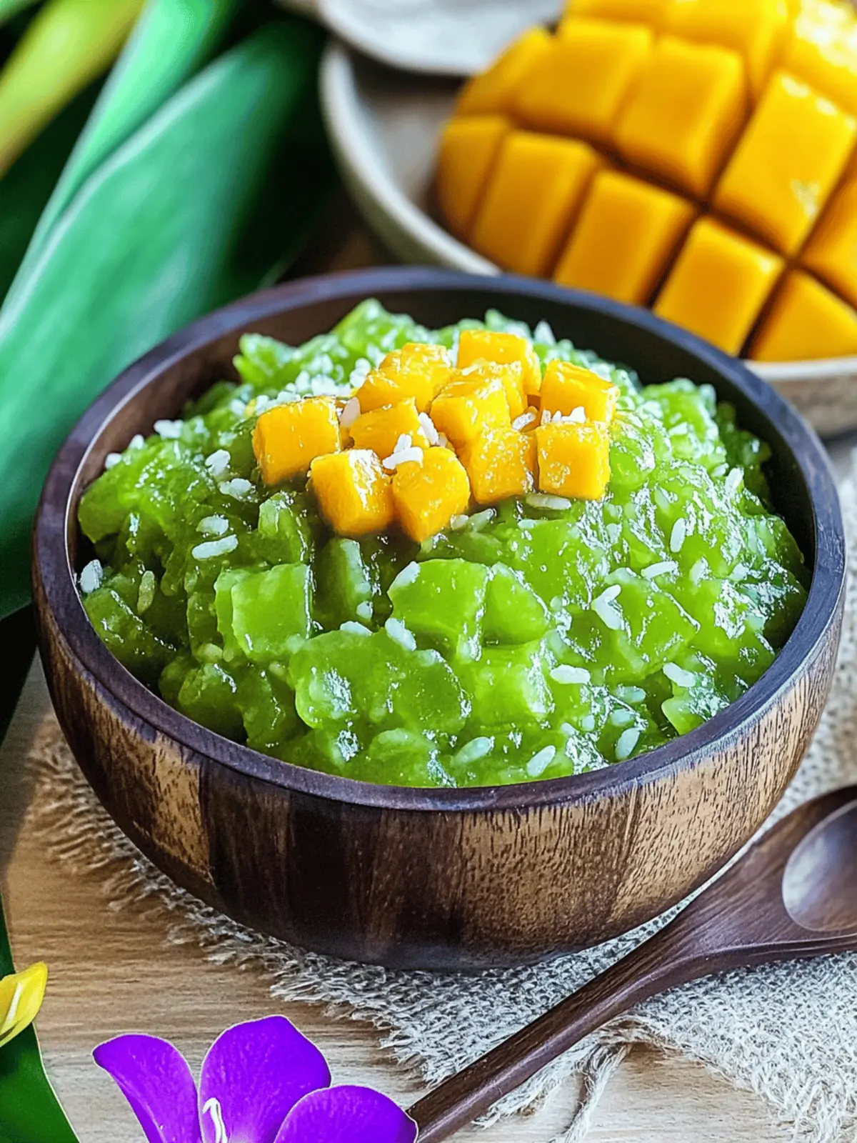 Mango Sticky Rice Dessert