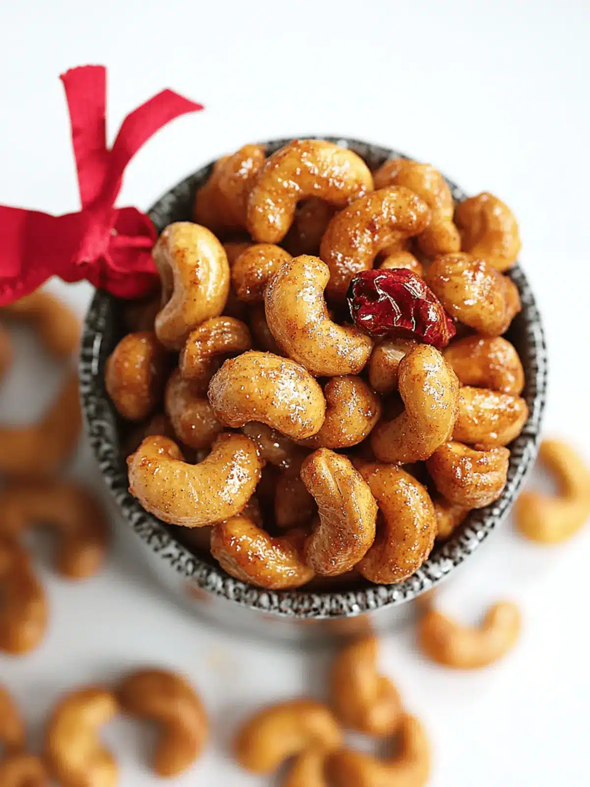 Sweet and Spicy Honey Roasted Cashews