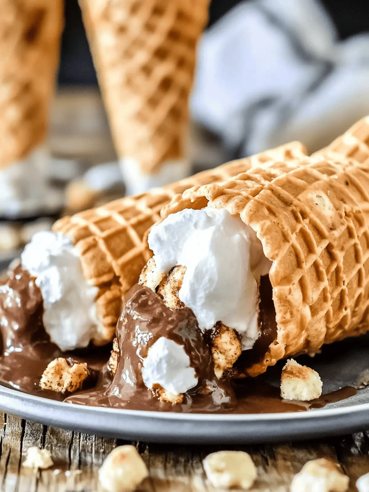 Gluten-Free Campfire S’mores Cones for Sweet Nostalgic Nights 3 Gluten-Free Campfire S’mores Cones