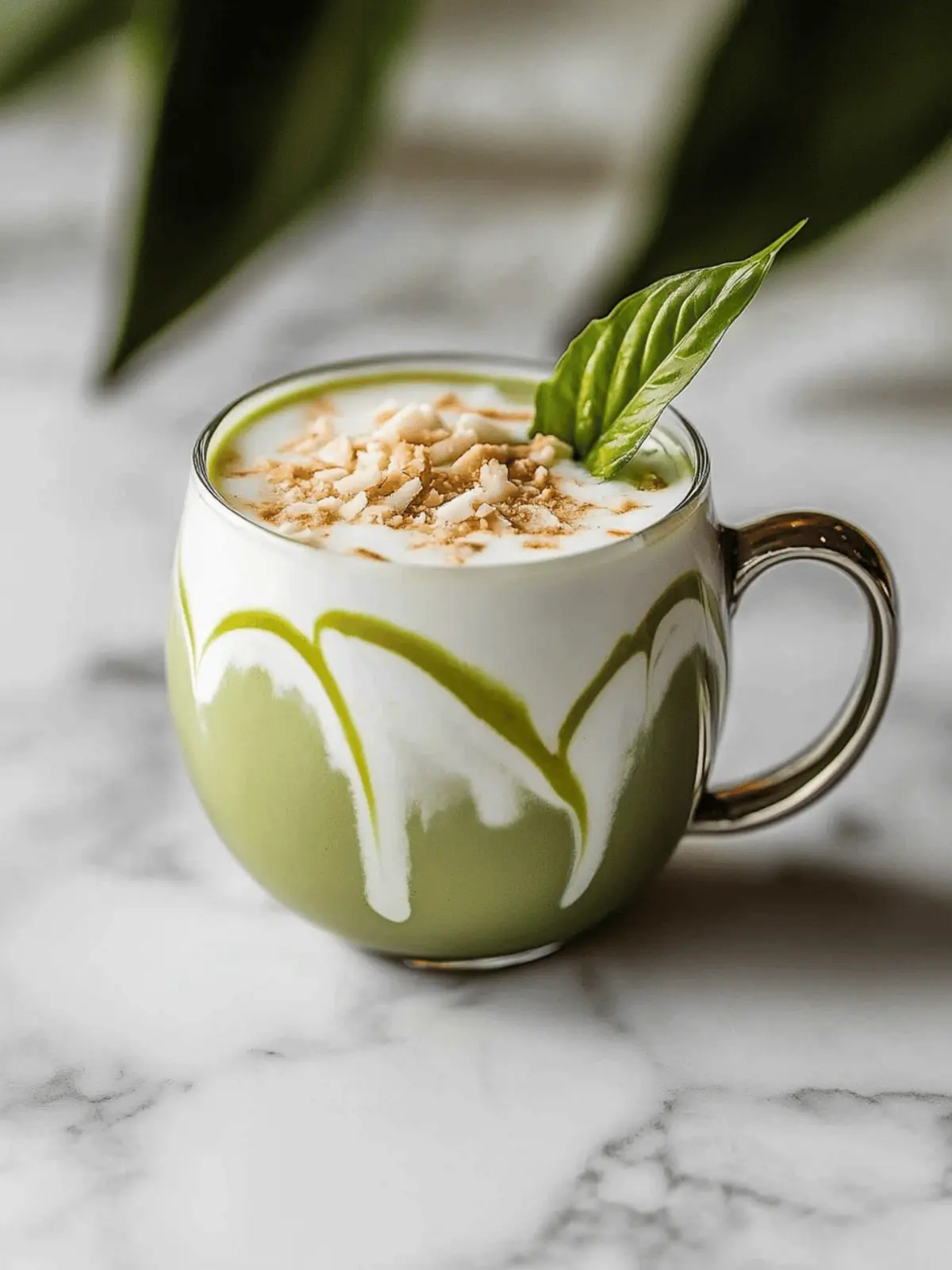 5-Min Matcha Coconut Latte