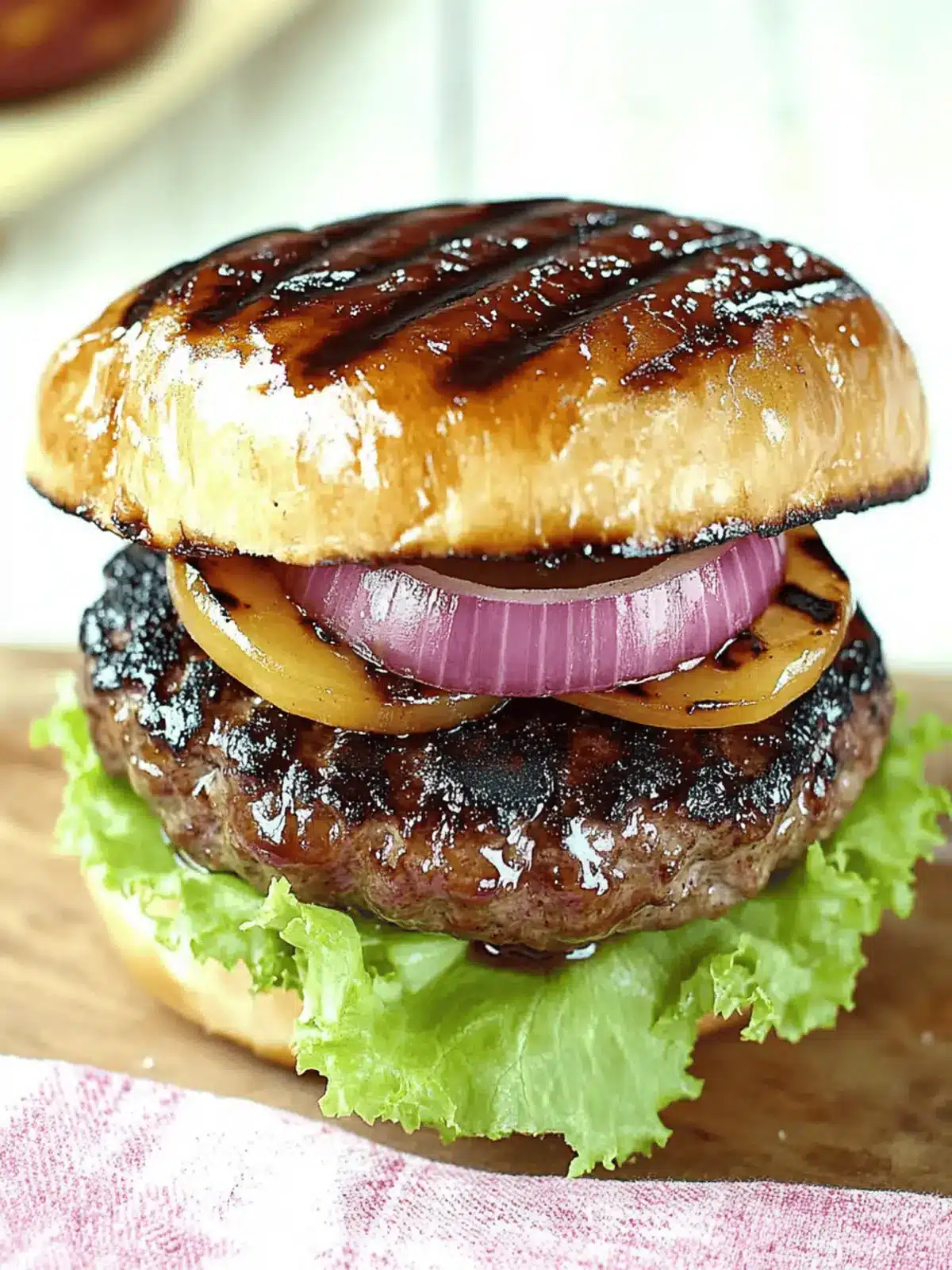 Grilled Teriyaki Burger