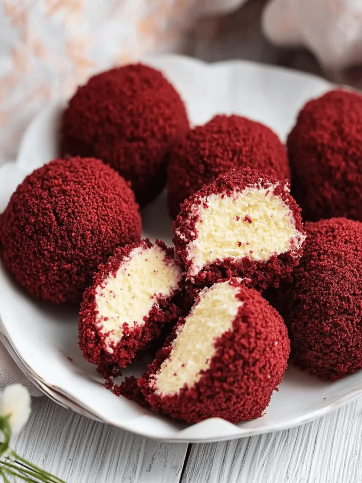 Red Velvet Cheesecake Bites