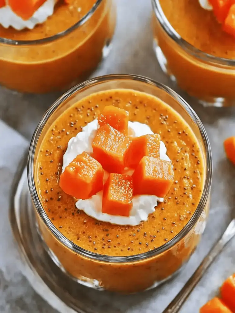 Papaya Chia Pudding