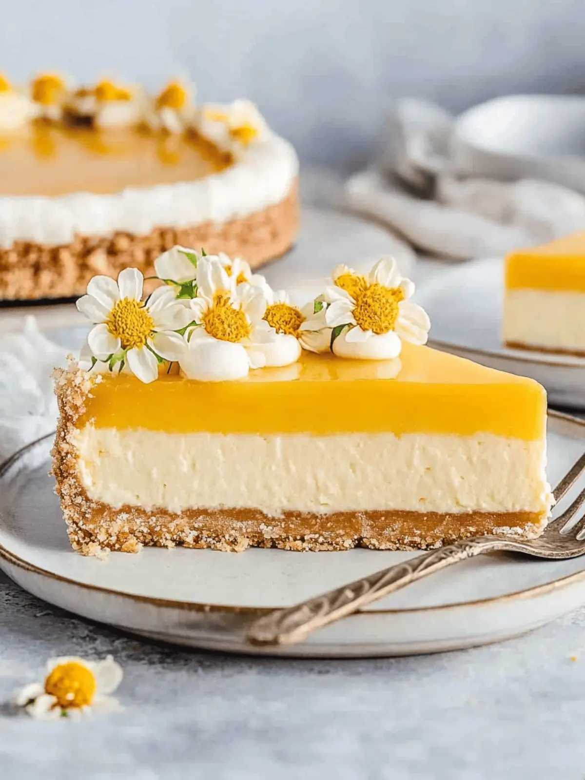No Bake Vegan Mango Coconut Cheesecake