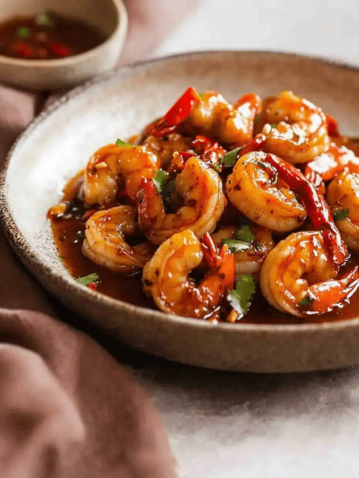 Asian Chilli Garlic Prawns
