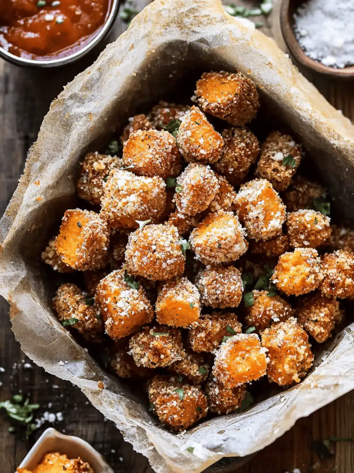 Sweet Potato Parmesan Tater Tots