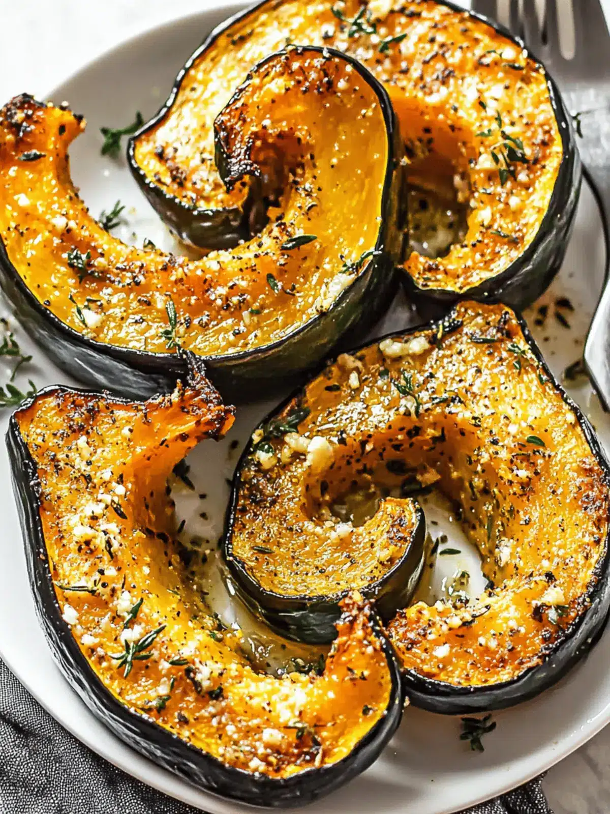 Delicious Parmesan Herb Roasted Acorn Squash for the Holidays 5 Parmesan Herb Roasted Acorn Squash