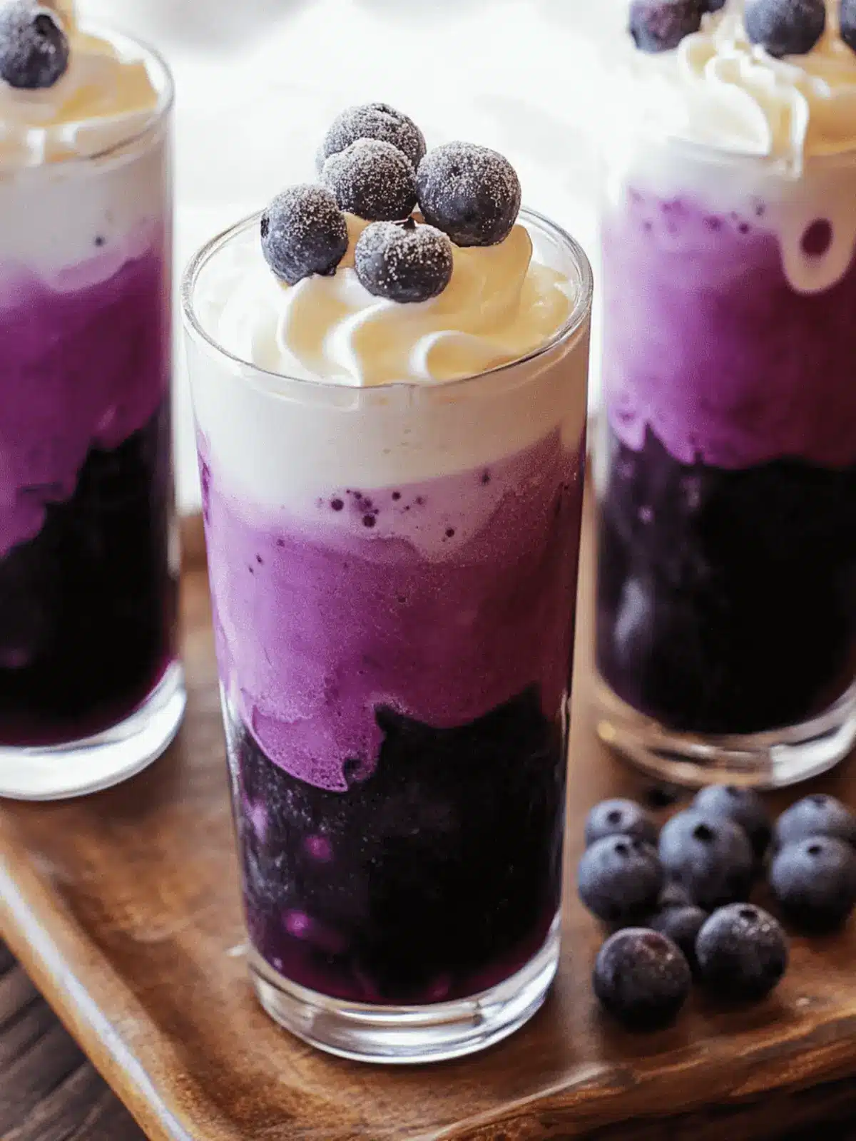 Sugar Free Blueberry Italian Cream Soda