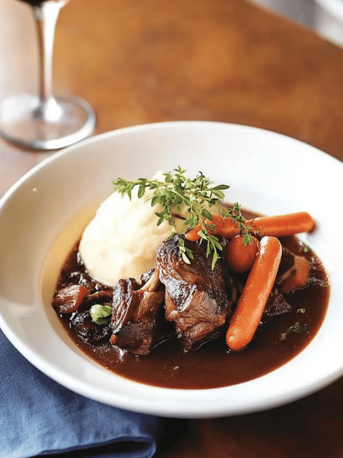 Short Rib Bourguignon